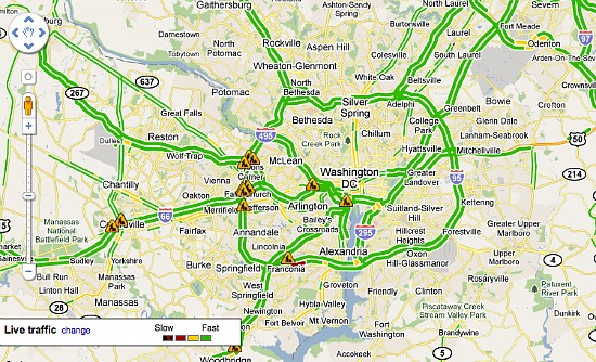 Washington Dc Traffic Map Afp Cv