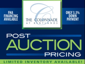 The Colonnade Announces Final Post-Auction Pricing on Remaining Units