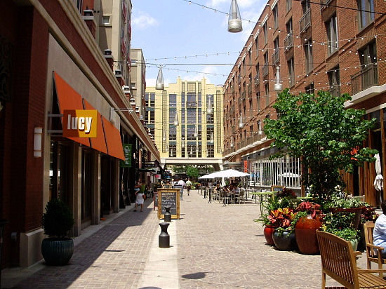 Downtown Bethesda Maryland in suburban Washington DC.