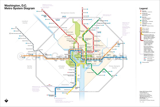 The Latest Re-Design of the DC Metro Map: Figure 1
