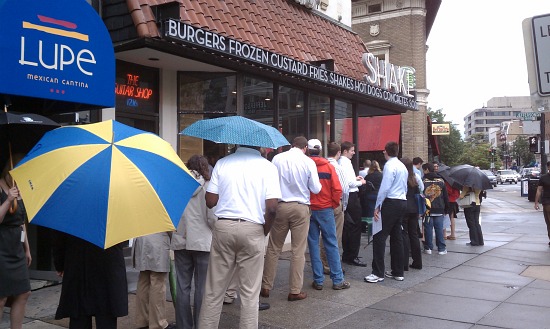 The Line Isn't That Long: DC's Shake Shack Opens: Figure 1