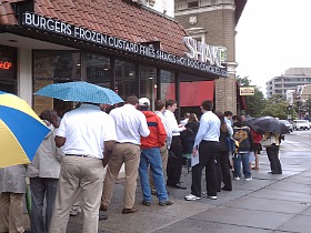 The Line Isn't That Long: DC's Shake Shack Opens