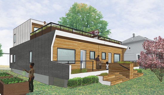 DC's First Passive House Almost Complete: Figure 1