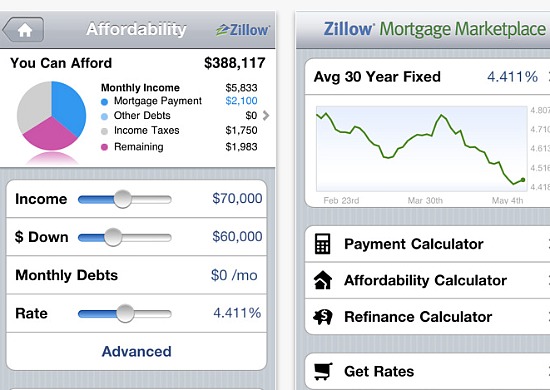 Zillow Launches iPhone Mortgage Marketplace App: Figure 1