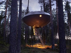 A Bird's Nest, A UFO? Sweden's Unique Lodging Options