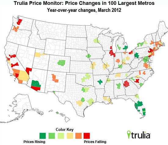 Trulia Trends: Asking Prices Up, Rents Way Up: Figure 1