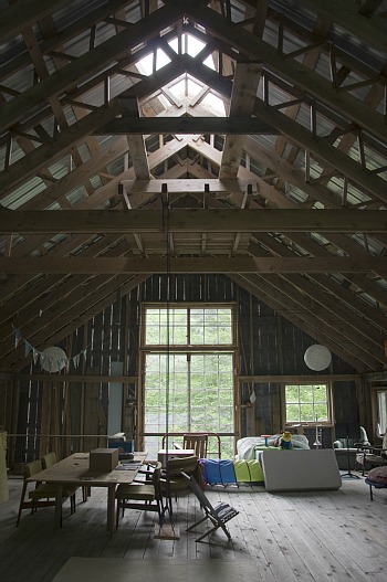 Friday Eye Candy: A Home Office in a Vermont Barn: Figure 2