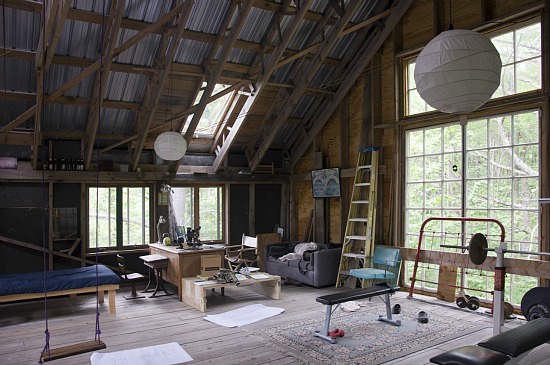 Friday Eye Candy: A Home Office in a Vermont Barn: Figure 3