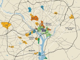Report Reveals DC's 43 Walkable Urban Places