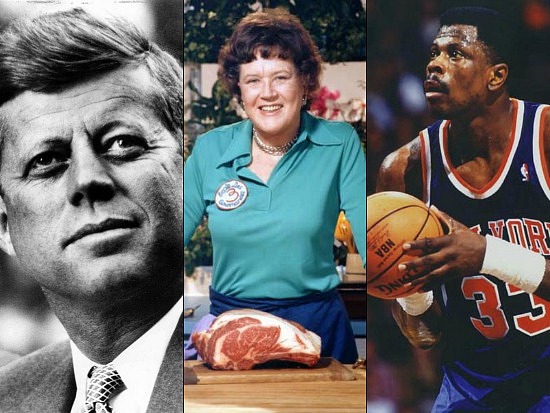 New Bigwigs: JFK, Julia Child, Patrick Ewing: Figure 1