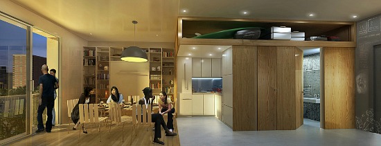 Winner of NYC's Micro Apartment Competition Announced: Figure 3