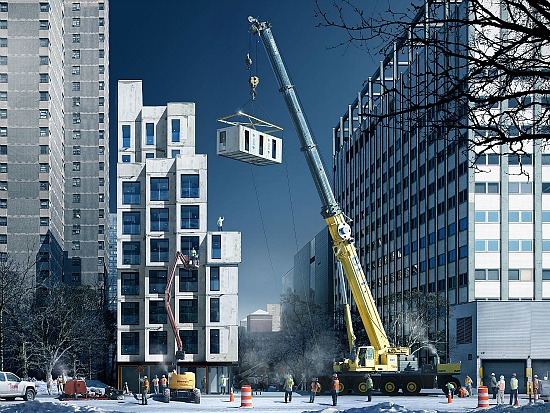 NYC's Hotly Anticipated Micro-Unit Project Plans March Delivery of Modules: Figure 1