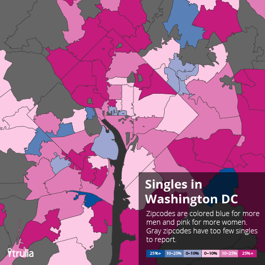 168 Women For Every 100 Men in Cleveland Park: Figure 1