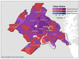 Where Does the Creative Class Reside in DC?