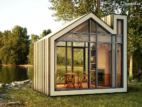 A Tiny Glass House For Your Yard