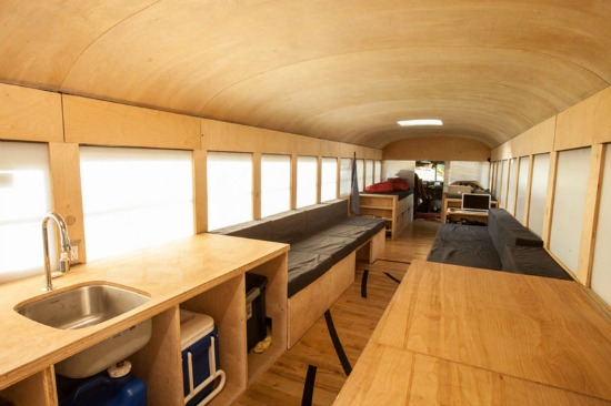 From a Bus Into A Tiny Home: Figure 1