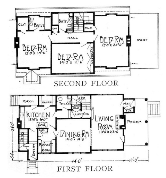 1925 vs. 2012: Which Floorplan Wins?: Figure 2