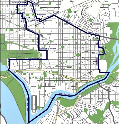 Zone 6 Parking Dc Map - Map Of Rose Bowl