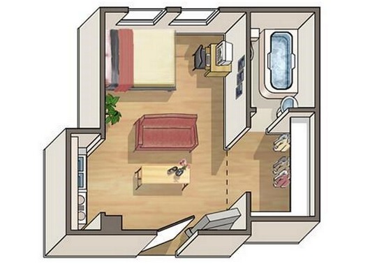Living Together in 310 Square Feet: Figure 1
