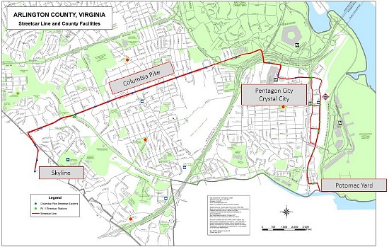 Columbia Pike and Crystal City Streetcar Cancelled: Figure 2