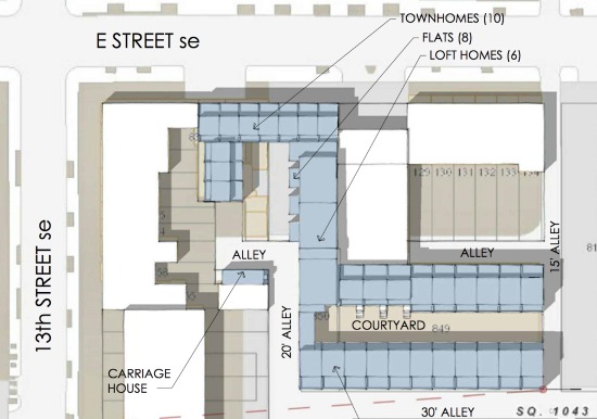 45-Unit Townhouse and Loft Project Proposed for Auto Repair Shop on Capitol Hill: Figure 2