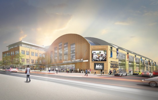 REI, Uline Arena Anchor, to Open in Late 2016: Figure 1