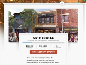 Fundrise's First Public Offering, Maketto, Nears Opening