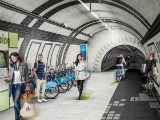 A Proposal to Turn London's Unused Subway Tunnels into Bike Lanes