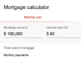 Google Launches In-Browser Mortgage Calculator