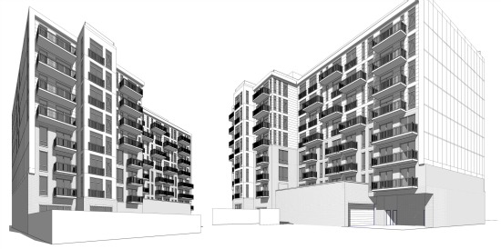 Renderings and Details of the 125 Units Planned for 315 H Street: Figure 2