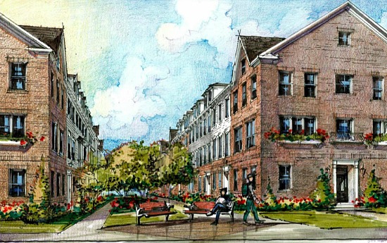 40 Townhouses Proposed For Fort Totten: Figure 1