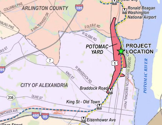 Alexandria Picks Site for Potomac Yard Metro: Figure 1