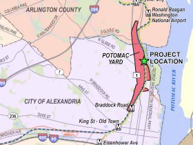 Alexandria Picks Site for Potomac Yard Metro