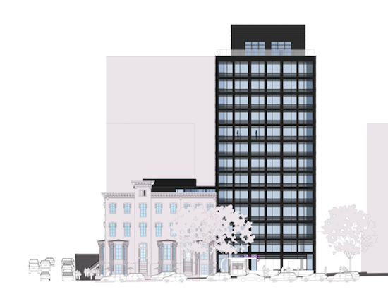 Micro-Unit Hotel Proposed near Mount Vernon Square Would Have No Parking: Figure 1