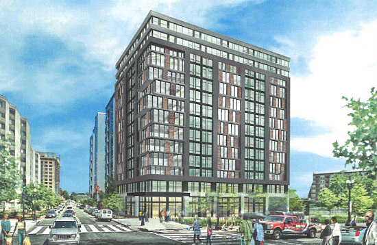 200-Room Hotel With 30 Luxury Apartments Planned For Mount Vernon Triangle: Figure 1