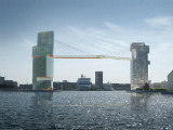 Copenhagen Hotel/Office Project Will Feature Pedestrian Bridge 200 Feet Above Harbor