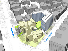 Eastbanc Plans 90 to 120-Unit Apartment Building at 16th Street and Columbia Road