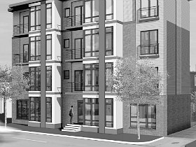 9-Unit Development Planned For Vacant Lot Between Bloomingdale and Truxton Circle