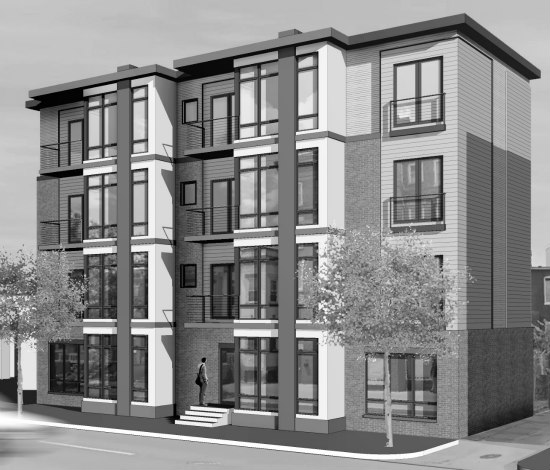 9-Unit Development Planned For Vacant Lot Between Bloomingdale and Truxton Circle: Figure 1