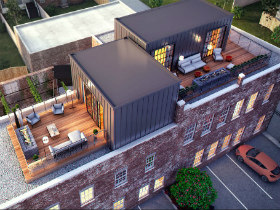New Renderings Highlight 5,000 Square-Foot Residence at The Helicopter Factory