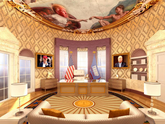 Trump S Plans For An Oval Office Makeover White House Addition