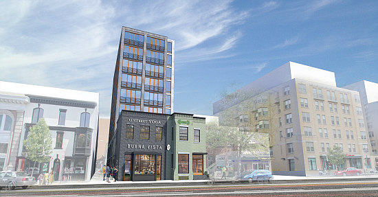 New Plans For 14th and U Project Include Nine Stories and 33 Condos: Figure 1