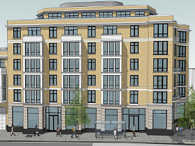 PN Hoffman Files Plans For 60-Unit Project at Adams Morgan's Central Intersection