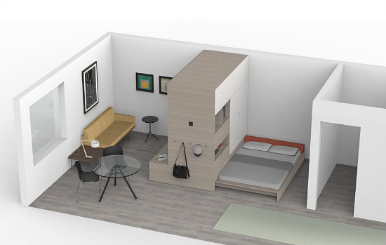 The Motorized Modular Furniture Meant For Micro-Units: Figure 1