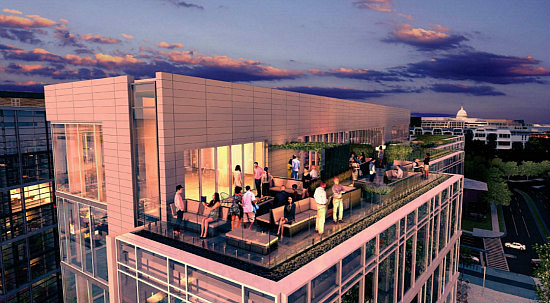 New Restaurant Space Proposed For Hotel Roof at The Wharf