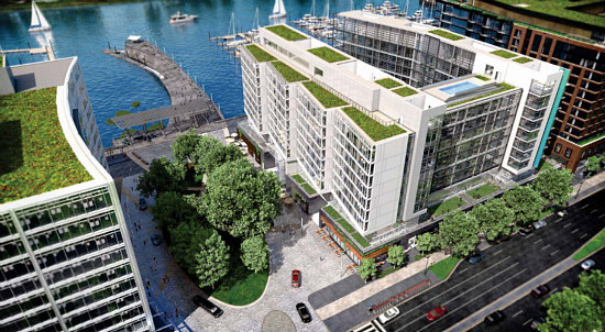 New Restaurant Space Proposed For Hotel Roof at The Wharf: Figure 2