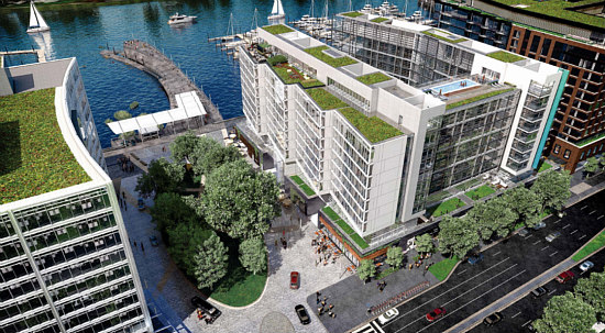 New Restaurant Space Proposed For Hotel Roof at The Wharf: Figure 3