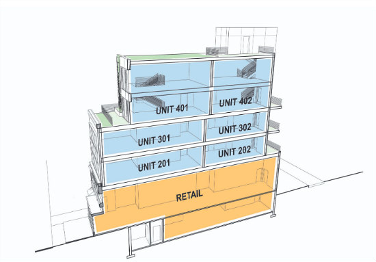 Six Residences Planned Above The Bike Rack in Logan Circle: Figure 2