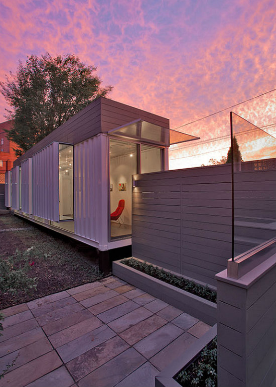 Bright Pink Roaming Art Installation Shipping Container