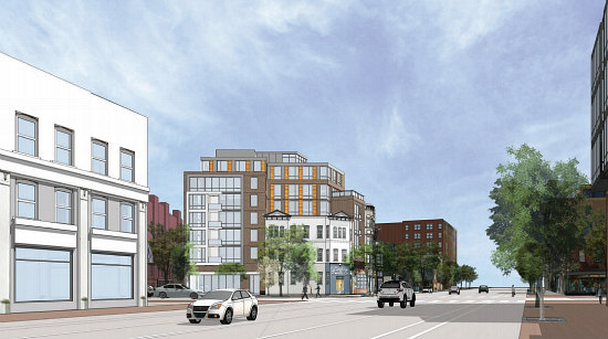 More Refined Renderings Revealed for Proposed Barrel House Apartments: Figure 4